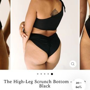 Londre high leg scrunch bottom L